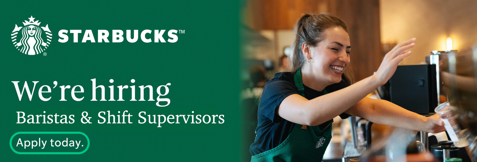 Starbucks Hiring Slider