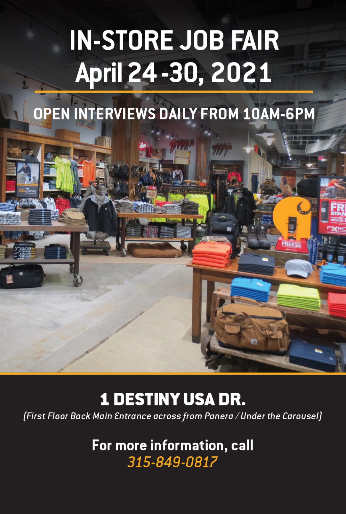 InStore Job Fair Destiny USA