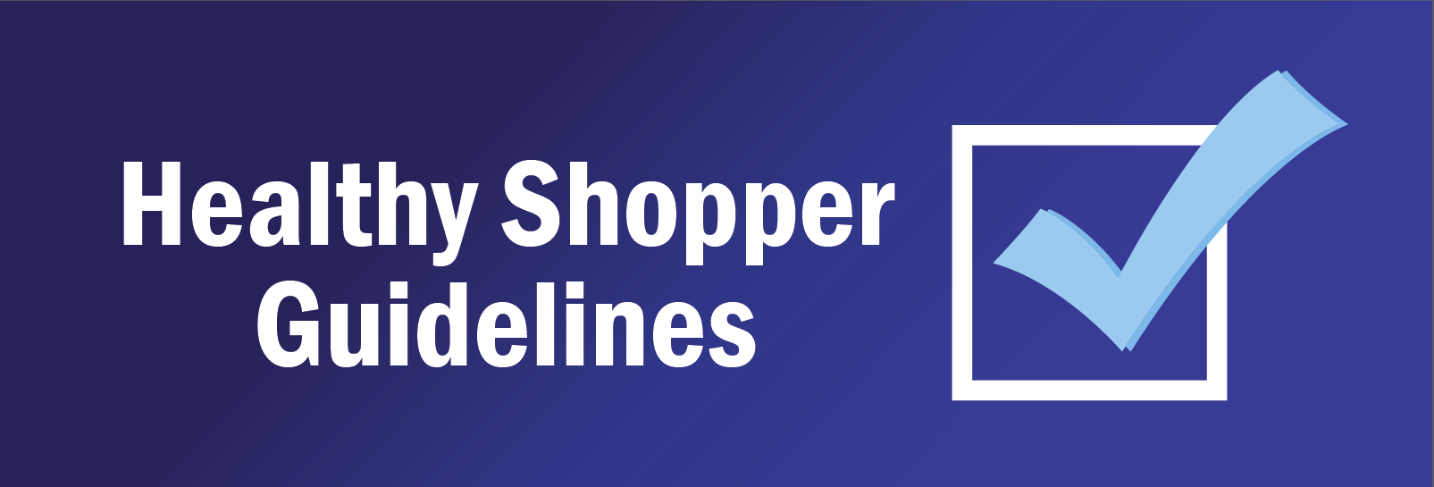 Healthy Shopper Slider