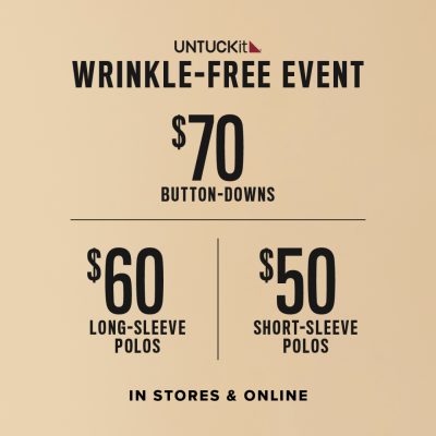 UNTUCKit Campaign 135 Wrinkle Free Event EN 1080x1080 1