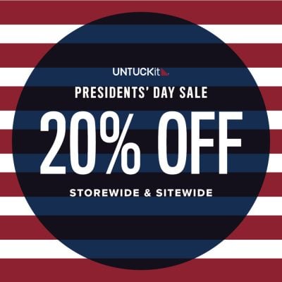 UNTUCKit Campaign 136 UNTUCKit Presidents Day Sale EN 1080x1080 1