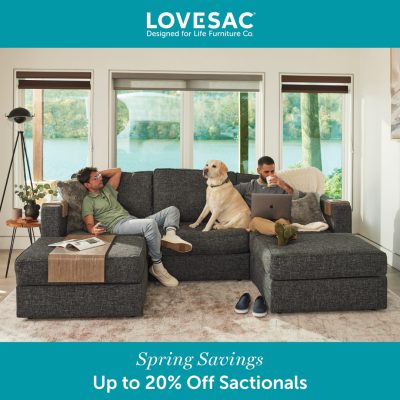 Lovesac Campaign 79 Spring Savings Up to 20 Off Sactionals EN 1080x1080 1
