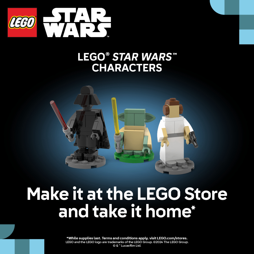 LEGO Campaign 41 Build a LEGO® Star WarsTM character and take it home with you EN 1080x1080 1