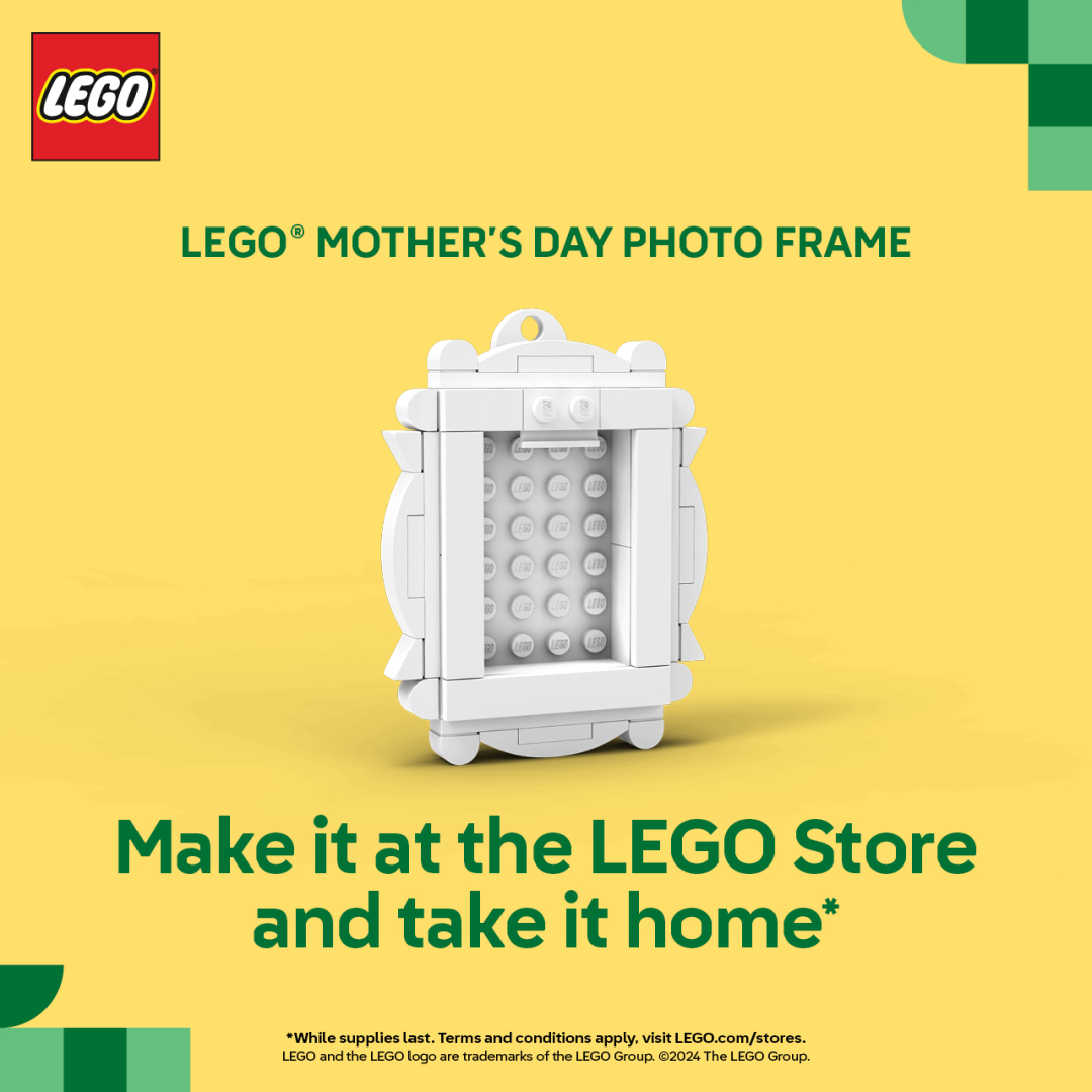 LEGO Campaign 42 Build a LEGO® Photo Frame and take it home for Mothers Day EN 1080x1080 1
