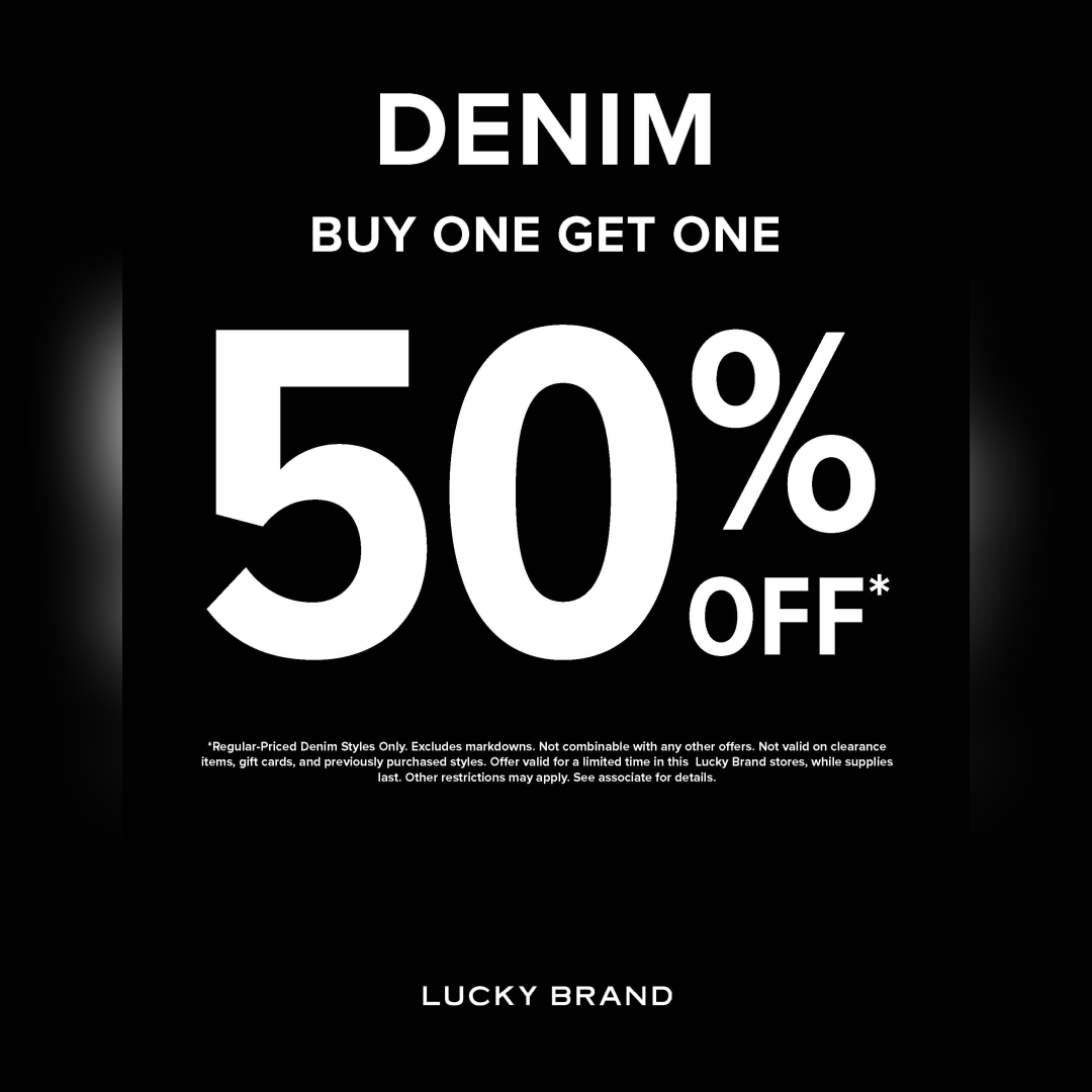 Lucky Brand Campaign 214 Denim Buy One Get One 50 Off EN 1080x1080 1