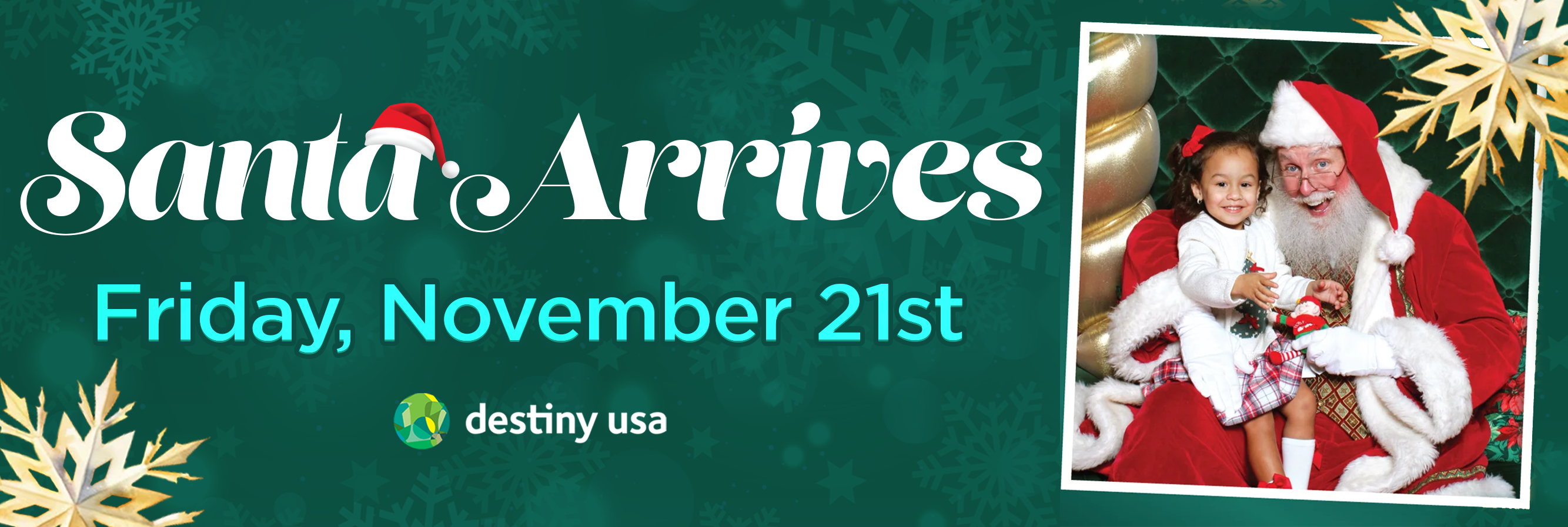 SAnta Arrives Banner 5