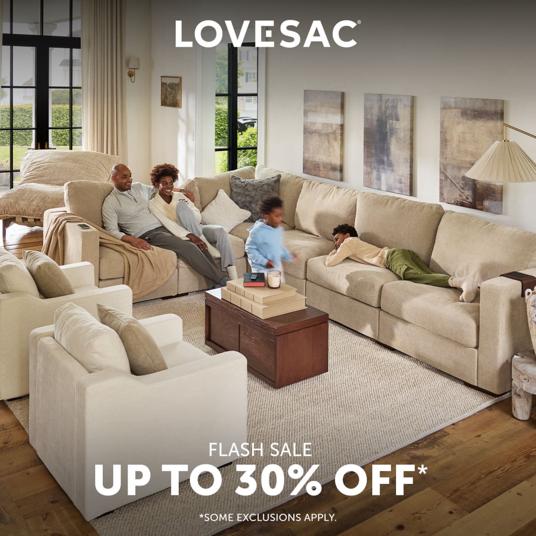 Lovesac Campaign 146 Flash Sale EN 1080x1080