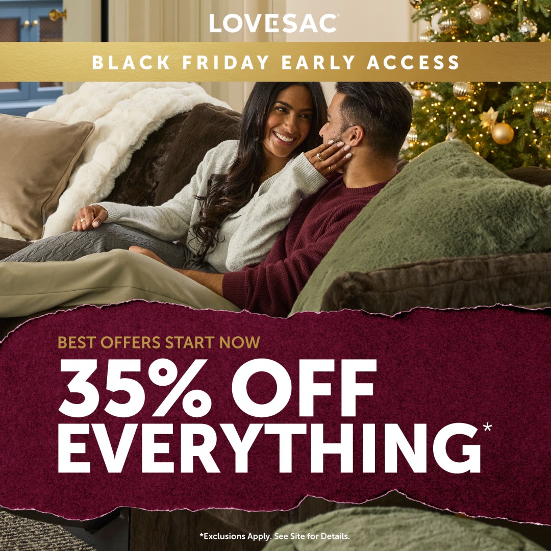 Lovesac Campaign 149 Black Friday Early Access EN Image Set 1 1080x1080