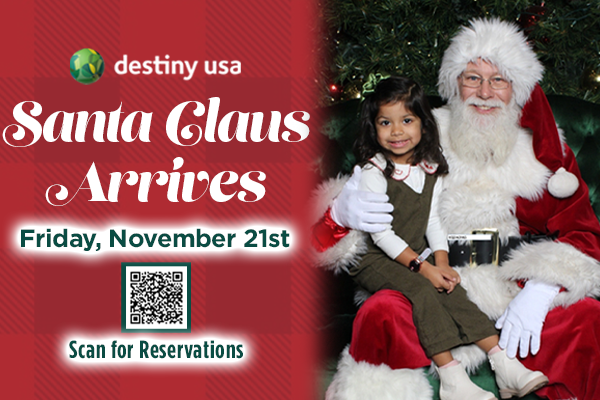 Santa arrives Eialer