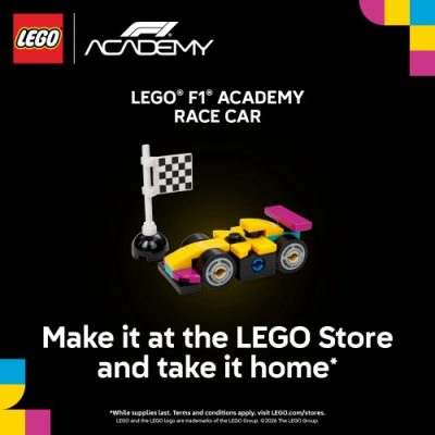 LEGO Campaign 331 Build a LEGO® F1 ACADEMY™ Mini build! EN Image Set 1 500x500