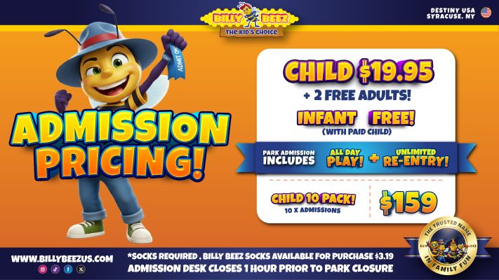 Destiny Admission Pricing 